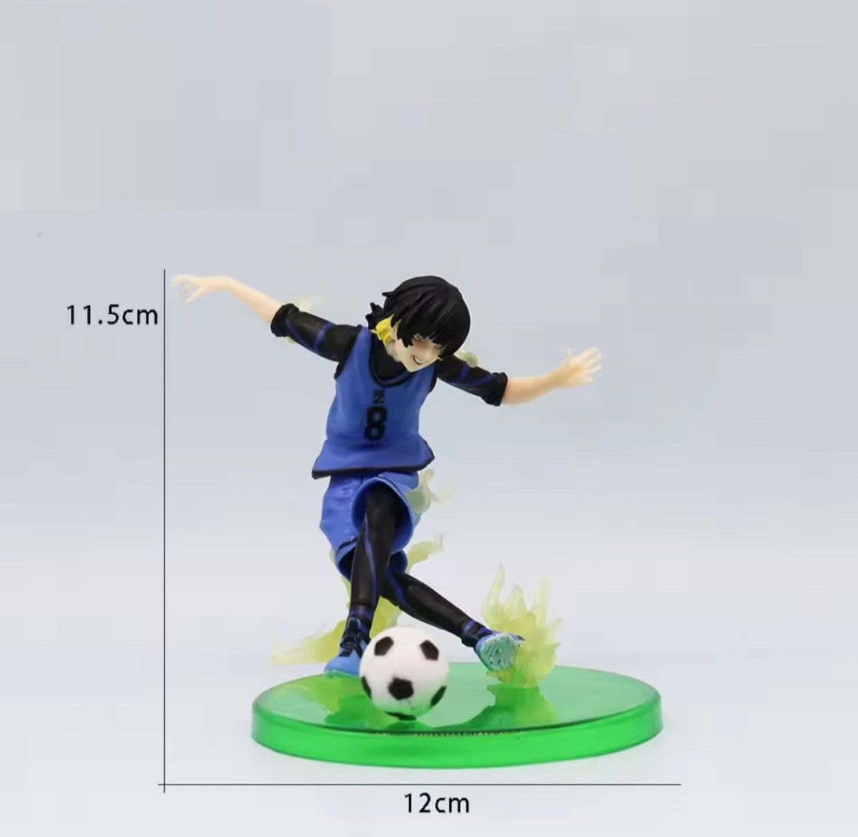 Blue Lock Nagi Seishirou, Bachira Meguru, Isagi Yoichi, and Mikage Reo 12cm PVC Action Figure – Anime Collectible Model Toy Gift
