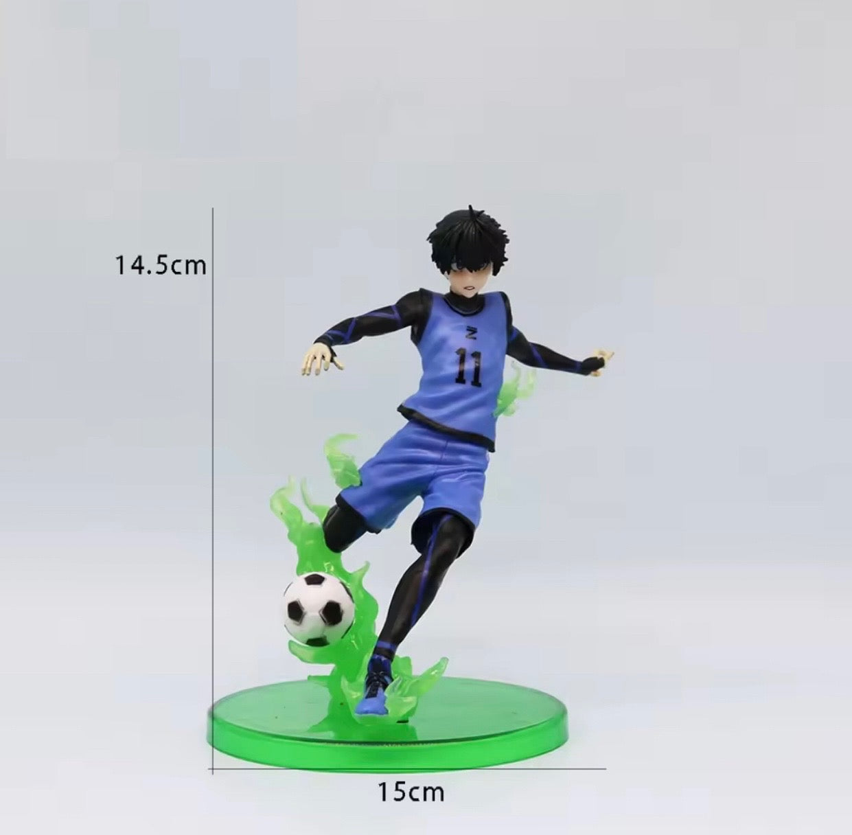 Blue Lock Nagi Seishirou, Bachira Meguru, Isagi Yoichi, and Mikage Reo 12cm PVC Action Figure – Anime Collectible Model Toy Gift