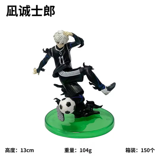 Blue Lock Nagi Seishirou, Bachira Meguru, Isagi Yoichi, and Mikage Reo 12cm PVC Action Figure – Anime Collectible Model Toy Gift