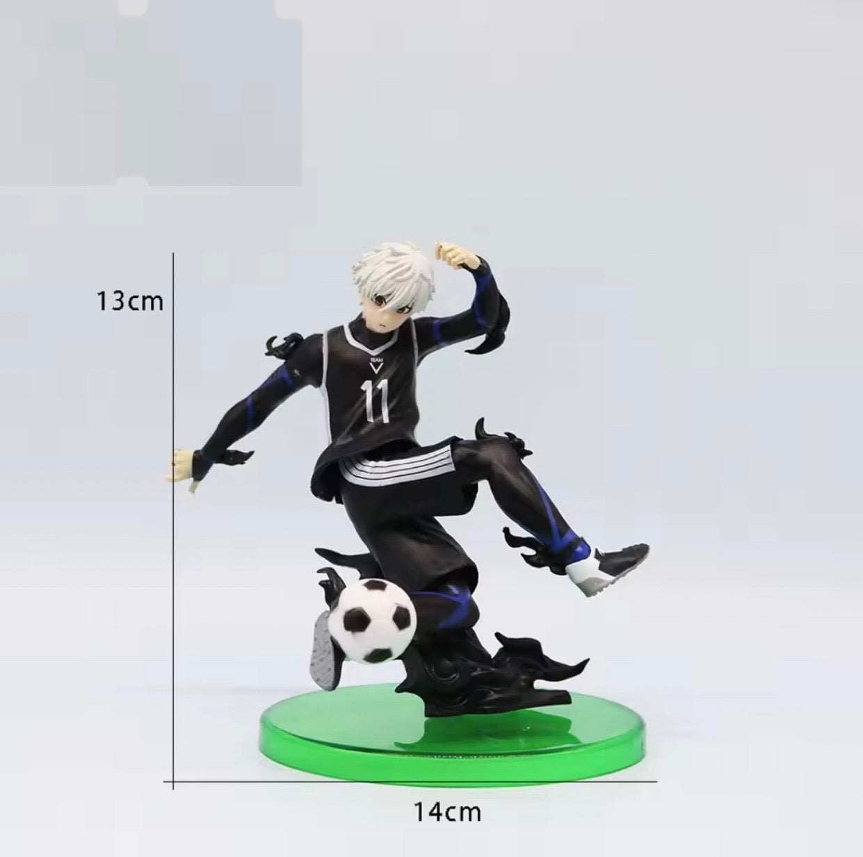 Blue Lock Nagi Seishirou, Bachira Meguru, Isagi Yoichi, and Mikage Reo 12cm PVC Action Figure – Anime Collectible Model Toy Gift